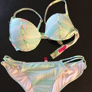 Victoria’s Secret Swim Suit in Aztec and Floral